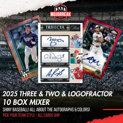 2025 Logofractor & Three And Two Baseball 10 Box Mixer Pick Your Team #2