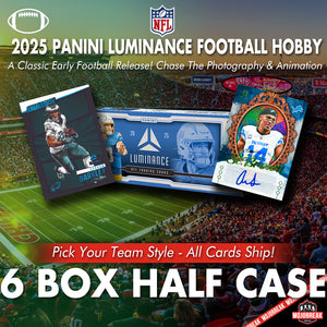 2025 Panini Luminance Football Hobby 6 Box Half Case Pick Your Team #9