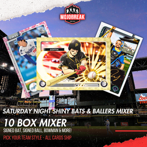 Saturday Night Shiny Bat & Ballers Baseball 10 Box Mixer Pick Your Team #1