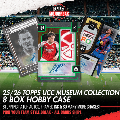 2025/26 Topps UEFA Club Competitions Museum Collection Soccer Hobby 8 Box Case Pick Your Team #2