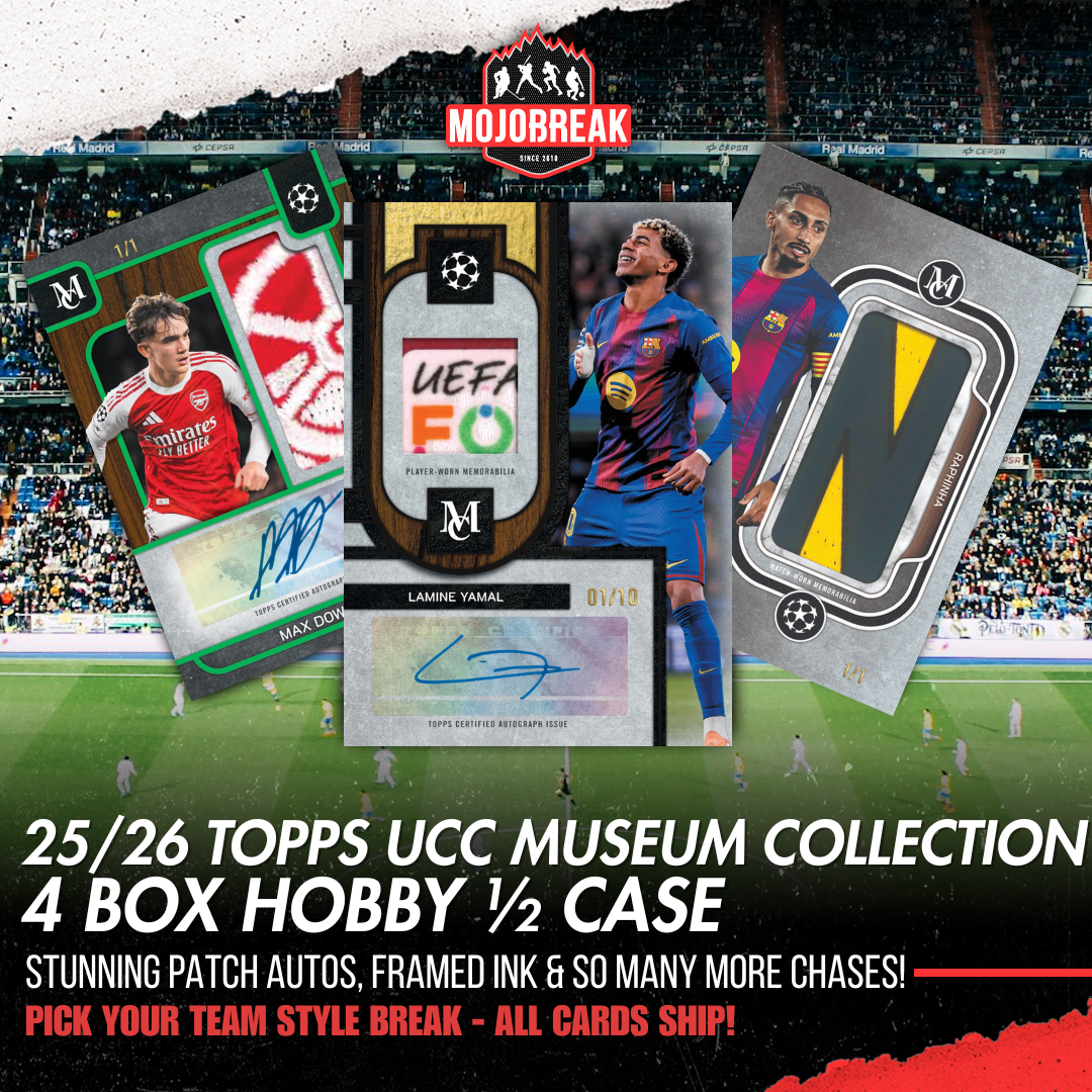 2025/26 Topps UEFA Club Competitions Museum Collection Soccer Hobby 4 Box Half Case Pick Your Team #2