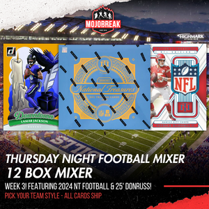 2025 Thursday Night National Treasures Football 12 Box Mixer Pick Your Team #3