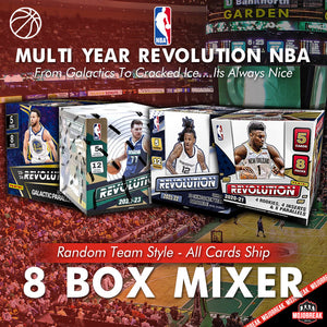 Multi Year Panini NBA Revolution 8 Box Mixer Random Team #3