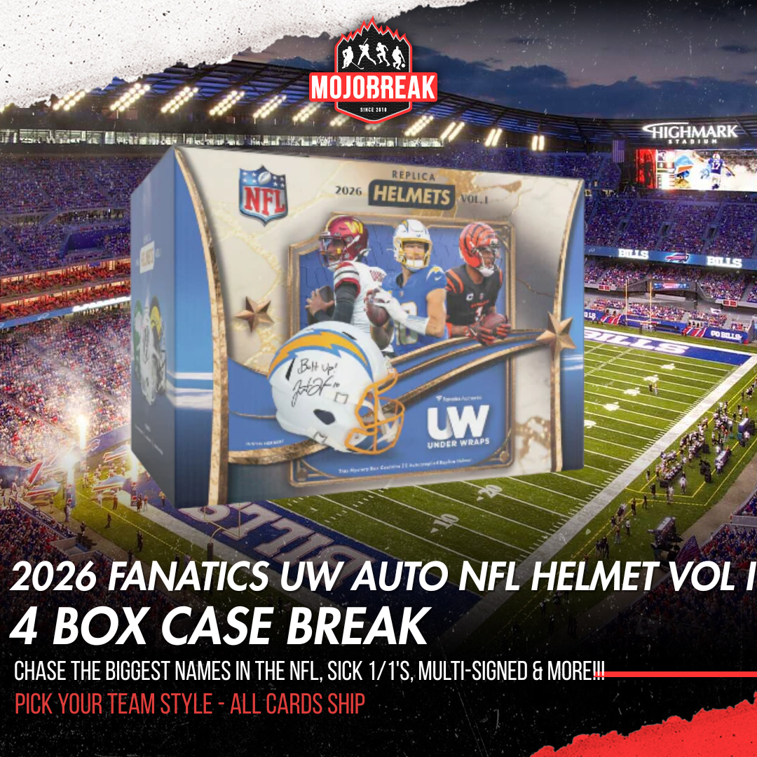 2026 Fanatics Under Wraps Autographed NFL Replica Helmets Volume I 4 Box Case Pick Your Team #1