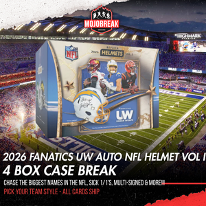 2026 Fanatics Under Wraps Autographed NFL Replica Helmets Volume I 4 Box Case Pick Your Team #2