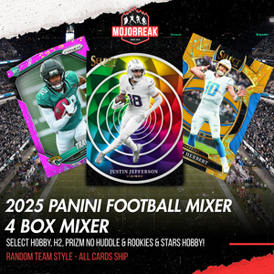 2025 Panini Select Prizm Rookies & Stars 4 Box Mixer Random Team #1