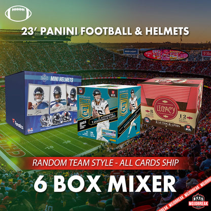 2023 Panini Football & Mini Helmets 6 Box Mixer RT #2