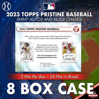 2023 Topps Pristine MLB 8 Box Case #9