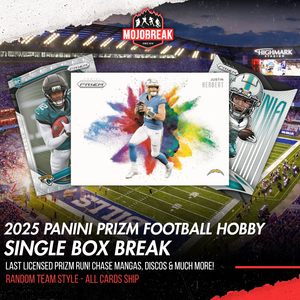 2025 Panini Prizm Hobby Football Single Box Random Team #1