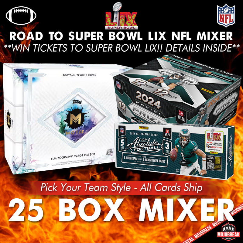 Road To Super Bowl LIX NFL Football 25 Box Mixer Pick Your Team #18