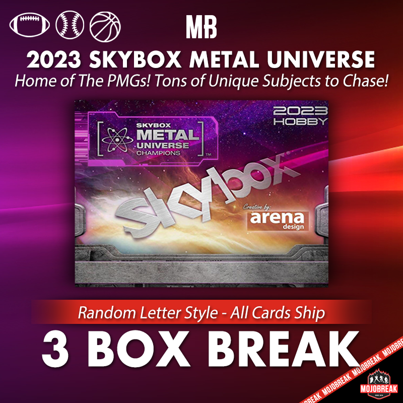 2023 Skybox Metal Universe Champions 3 Box Random Letter #22