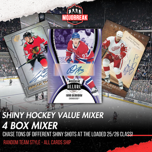 2025/26 Upper Deck Shiny Value Hockey 4 Box Mixer Random Team #3