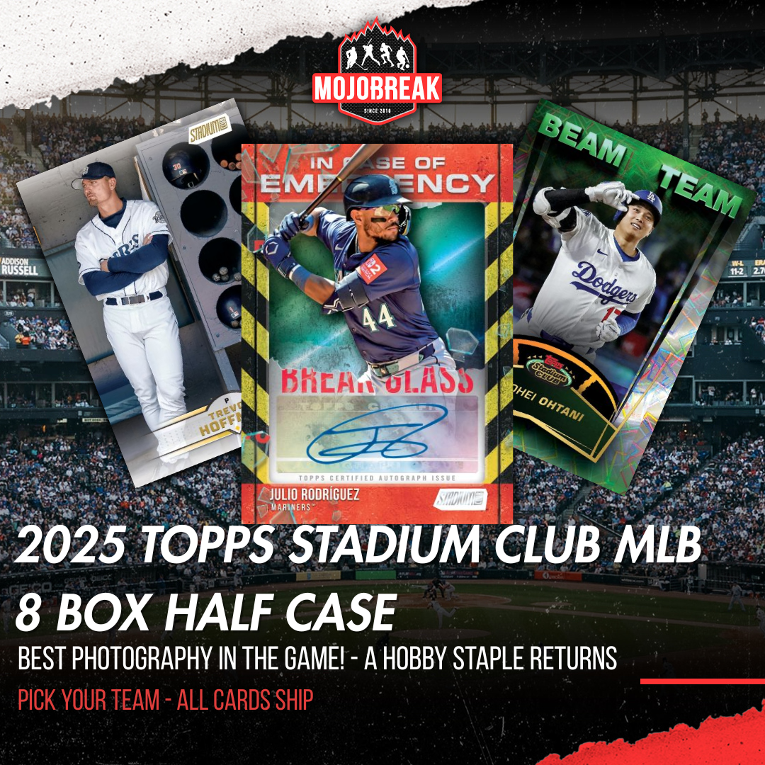 2025 Topps Stadium Club Baseball Hobby 8 Box Half Case Pick Your Team #10