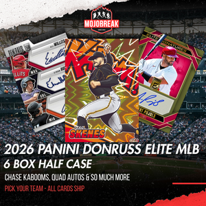 2026 Panini Donruss Elite Baseball Hobby 6 Box Half Case Pick Your Team #2