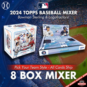 2024 Bowman Sterling & Logofractor Baseball 8 Box Mixer Pick Your Team #1