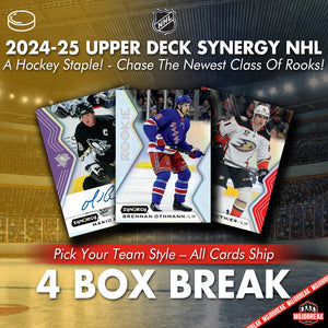 2024-25 Upper Deck Synergy Hockey 4 Box Pick Your Team #8