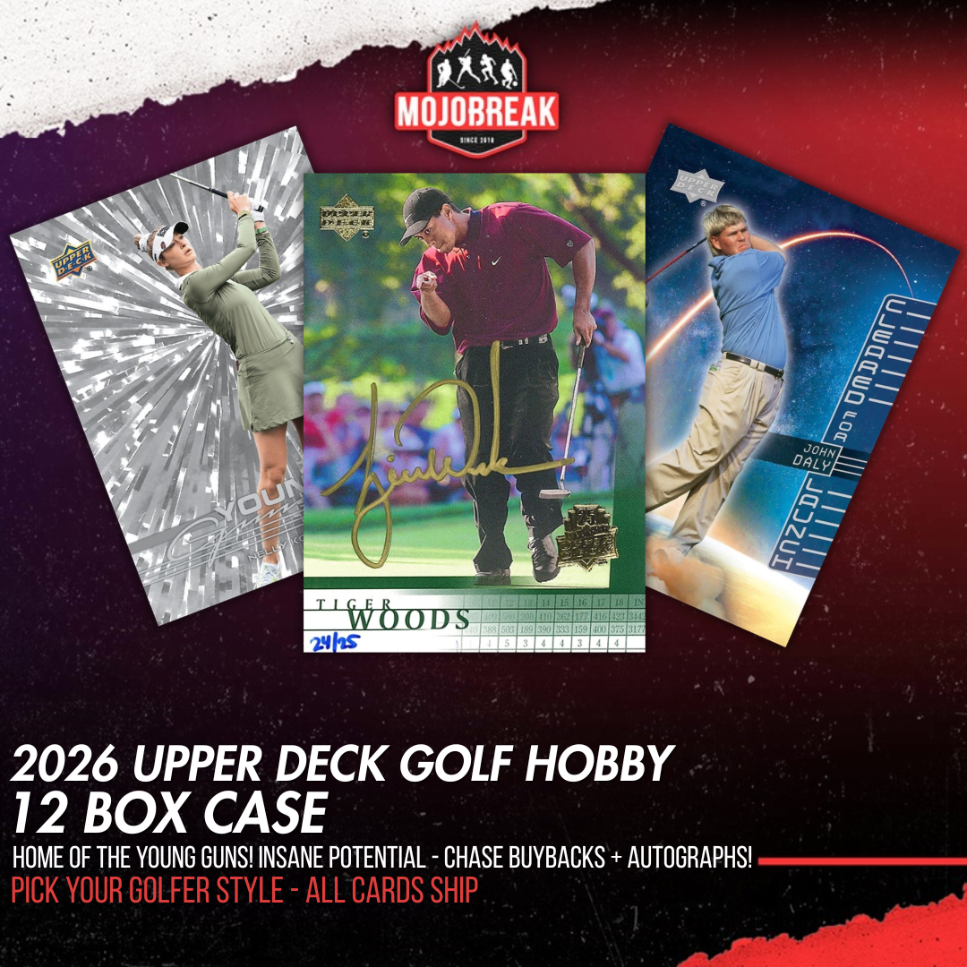 2026 Upper Deck Golf Hobby 12 Box Case Pick Your Golfer #2