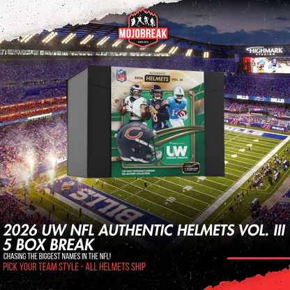 2026 Fanatics Under Wraps NFL Authentic Helmets Vol. III 5 Box Break Pick Your Team #2