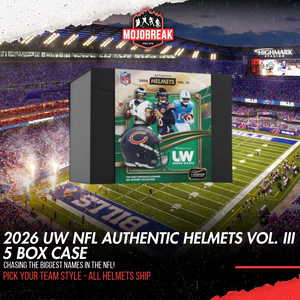 2026 Fanatics Under Wraps NFL Authentic Helmets Vol. III 5 Box Case Pick Your Team #1